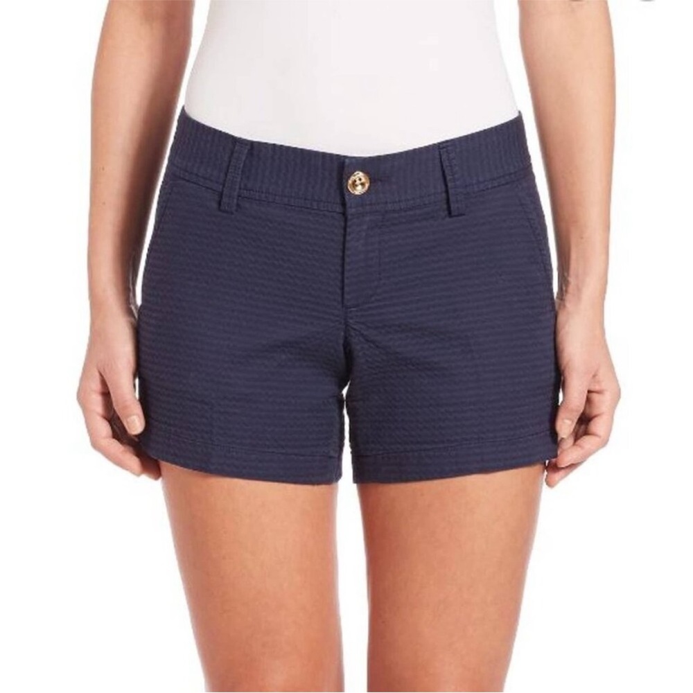 🪁Lilly Pulitzer GUC Callahan Jacquard Navy Short 
Women’s 12